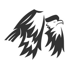 Eagle Logo Vector animal design Icon Illustration Brand Identity