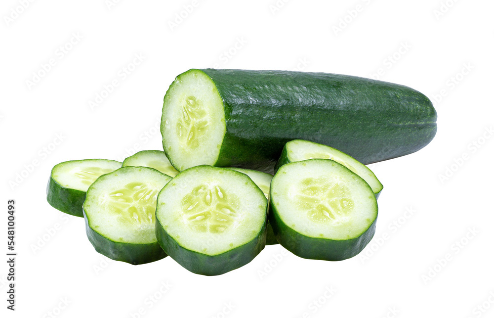 Wall mural cucumber isolated on transparent png - Wall murals