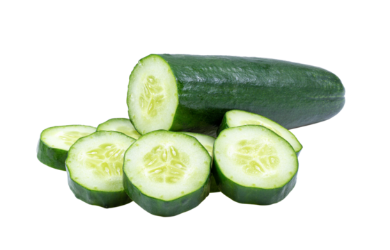 Cucumber isolated on transparent png