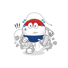 Netherlands running illustration. character vector