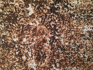 rusty metal texture on surface.