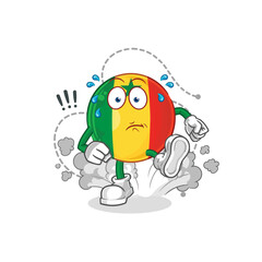 Obraz premium senegal running illustration. character vector
