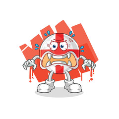 england monster vector. cartoon character