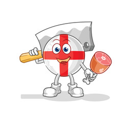 england Butcher illustration. character vector
