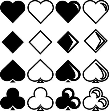 Poker simbols