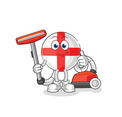 england clean with a vacuum . character vector