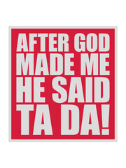 after god made me 