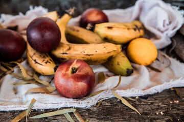 rustic ripe fruit 