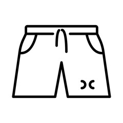 Illustration of Short Pants design Icon