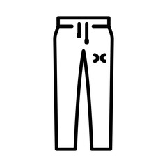 Illustration of Trouser design Icon