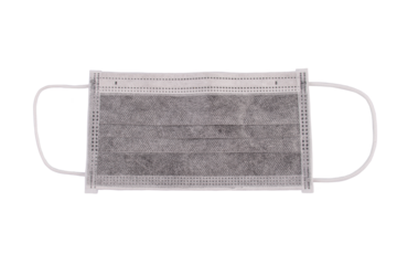 Mask help to protect dust and other particle, isolated on transparent background
