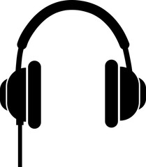 Headphones Vector Icon. Vector illustration..eps