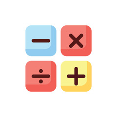 Obraz premium calculator icon design vector template