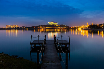 Sunset near butterfly DAM in Putrajaya.
