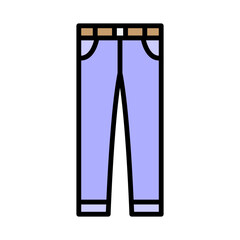 Illustration of Trouser design Icon