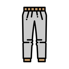 Illustration of Trouser design Icon