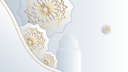 Luxury ramadan background. Vector illustration