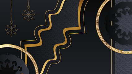Luxury ramadan background. Vector illustration for islamic festival