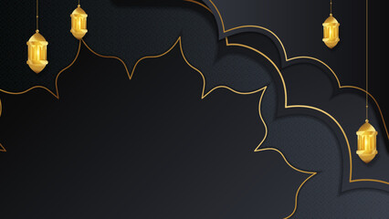 Luxury ramadan background. Vector illustration for islamic festival