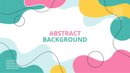 Abstract Vector Background. Border Geometry background in pastel color. Suitable for Design Posters, Templates, Banners and others