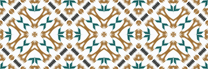 Ikat Seamless Pattern Asian design Embroidery, Ikat Aztec Digital textile Asian Design for Prints Fabric saree Mughal Swaths texture Kurti Kurtis Kurtas, Motif Batik