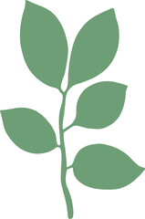 simplicity floral freehand drawing flat design.