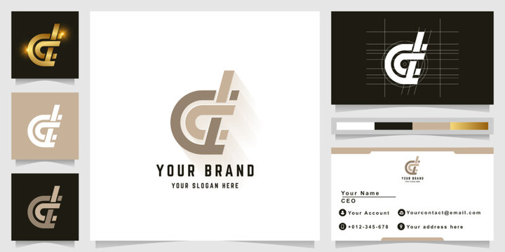 Letter dC or dcc monogram logo