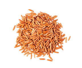 Brown rice isolated on transparent png