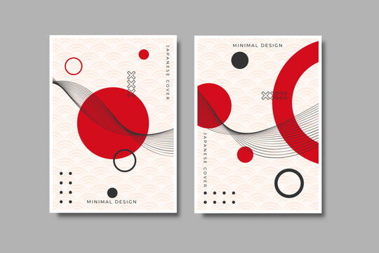 modern wave japanese cover design collection