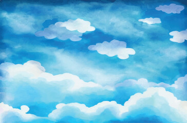 sky pattern background with water painting