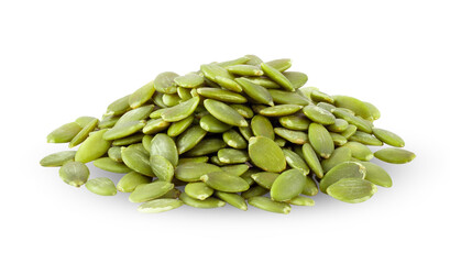 Pumpkin seeds isolated on transparent png