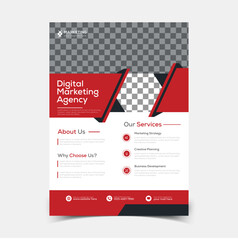 Corporate business flyer template