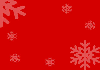 Red Christmas with snow backgrounds. Happy Holidays. New Year