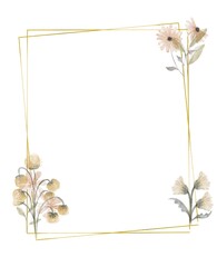 Obraz premium watercolor floral wreath