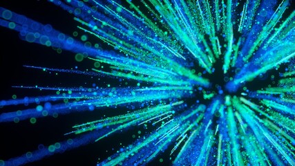 光が爆発する背景素材