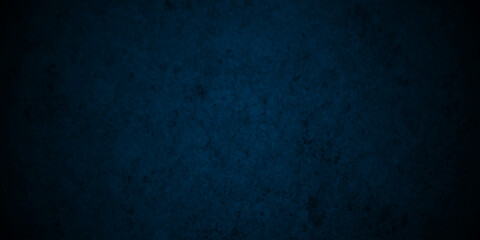 Black and blue stone concrete grunge wall texture and backdrop background anthracite panorama. Panorama dark black or blue slate background or texture.	
