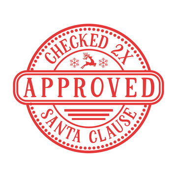 Checked 2x approved Santa clause