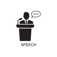 speech icon , communication icon vector