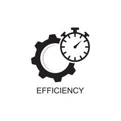 efficiency icon , management icon vector