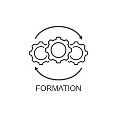 formation icon , system icon vector