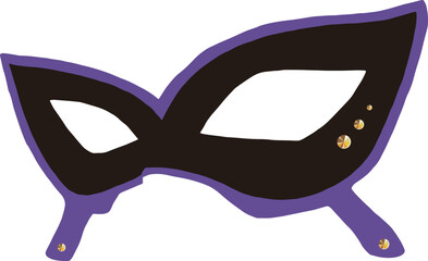 目元を隠すパーティー用のマスク