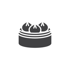 Chinese Dim Sum vector icon
