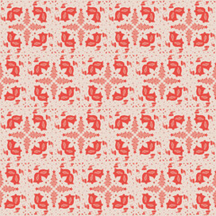 Bell Holly Berry Christmas Tree Star Seamless Pattern Background Garden Nature Winter Art