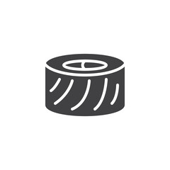 Asian food sushi vector icon