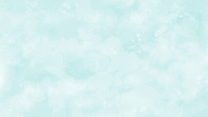 雲流紙のような和風ふんわり背景(ブルー)