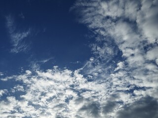 Middle altitude cumuliform clouds often arranged in heaps or rolls a pattern resembling fish scales. Sky Heaven, Clear Sky. The Way to Heaven. clouds mood