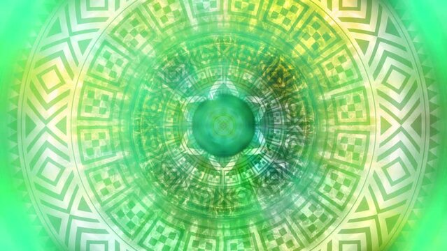 Psychedelic sacred geometry infinite kaleidoscope visual tunnel