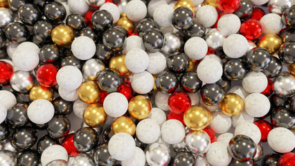 Christmas Balls Background 