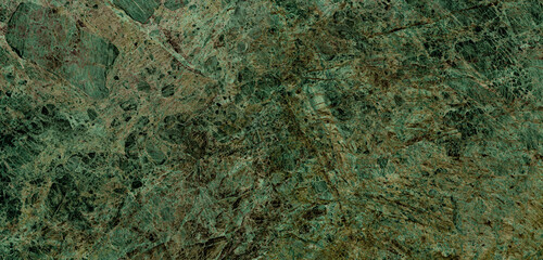 forest green emperador marble stone background with thin vines on surface. luxurious green marble granite for kitchen interior decor, wallpaper, ceramic slab tile and vitrifield tiles. limestone decor