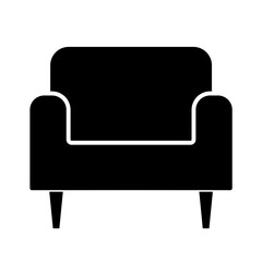 Sofa icon isolated on transparent background